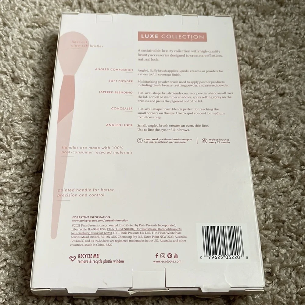 🎉Host Pick 4/15 🎉 New in BOX Ecotools Natural Elegance Brush Kit - Picture 3 of 5